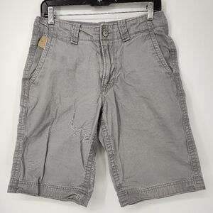 Old Navy Men's Cargo Longer Length Shorts in Gray Size 28